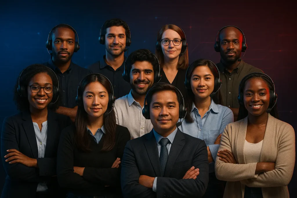 NexGen’s diverse tech support team delivers expert BPO services with a global reach Diverse group of NexGen BPO agents specializing in tech support