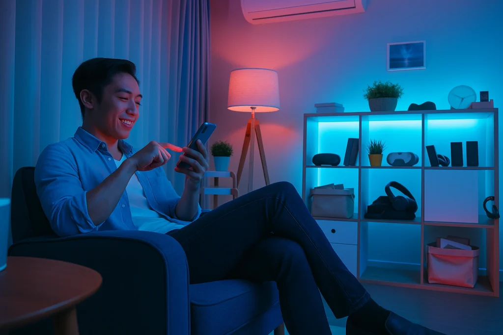 Expert BPO Solutions for Consumer Electronics & Communications Brands Tech support specialist helping a customer with smart devices and connected electronics