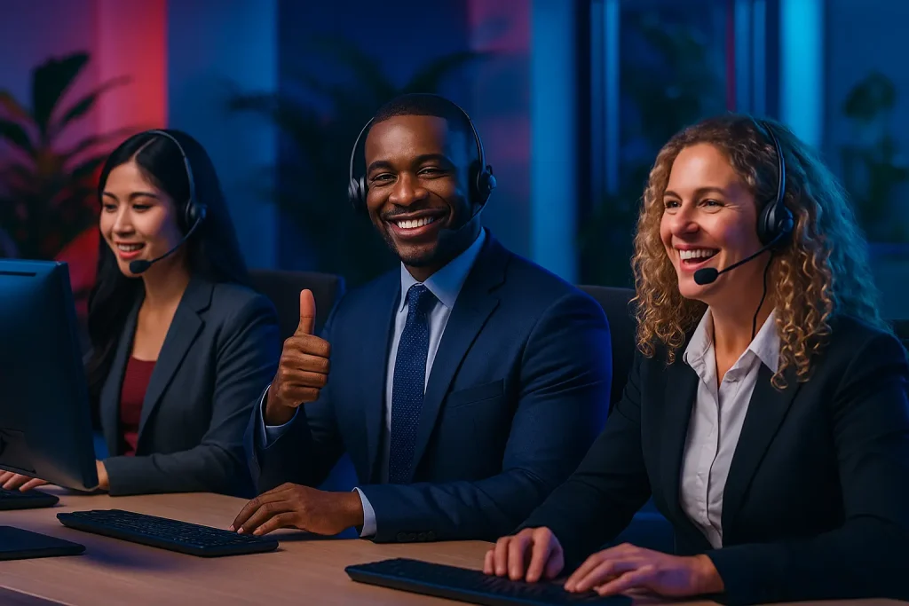 Outsourced CX & Operational Support for Startup Growth | NexGen Agency Startup founder connecting with NexGen Agency for customer support partnership